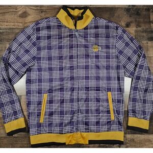 UNK Los Angeles Lakers Track Jacket Men Large Full Zip NBA Warm Up Gym Y2K 2000s